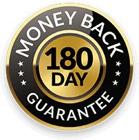 180 day money back guarantee